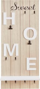 Home affaire Garderobenleiste Sweet Home Beige Weiß Bild 1