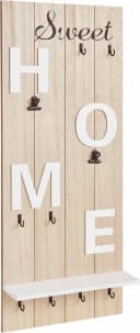 Home affaire Garderobenleiste Sweet Home Beige Weiß Bild 3