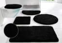 OTTO home Badematte Sanremo Schwarz Rund Polyester Bild 2