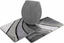 OTTO HOME Badematte Josie 3-tlg. Set Anthrazit Polyester Bild 1