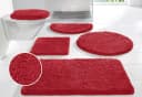 OTTO home Badematte Sanremo Rot Uni-Design Rutschhemmend Bild 2