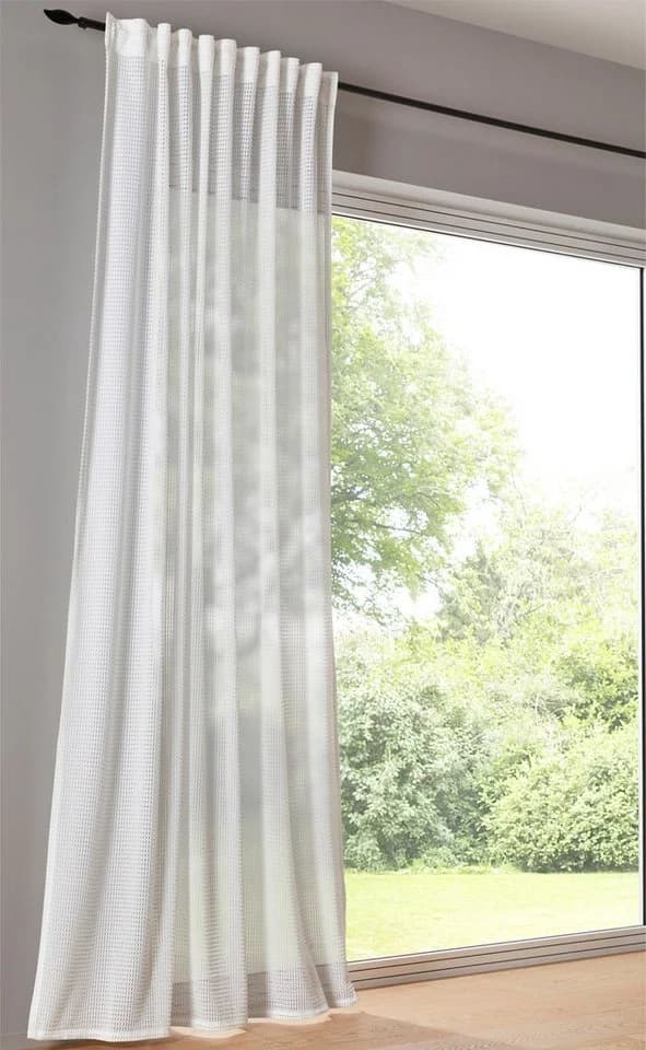 Dekostore Gardine Gr. 2 Weiß Polyester 135x175 cm - Bild 2