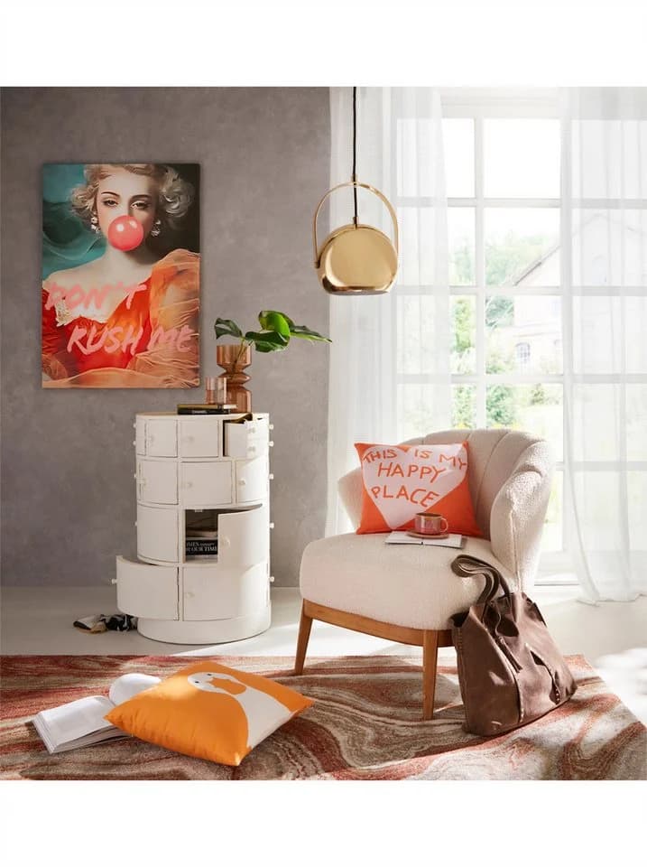 Dekostore Gardine Gr. 2 Weiß Polyester 135x175 cm - Bild 5