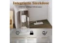 i@home Küchenbuffet Küchenhochschrank mit LED-Beleuchtung & Steckdose 6 Türen + 2 Schubladen + Weinregal Bild 5