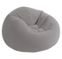 Intex Luftsessel Beanless Bag Chair Grau Aufblasbar Bild 4