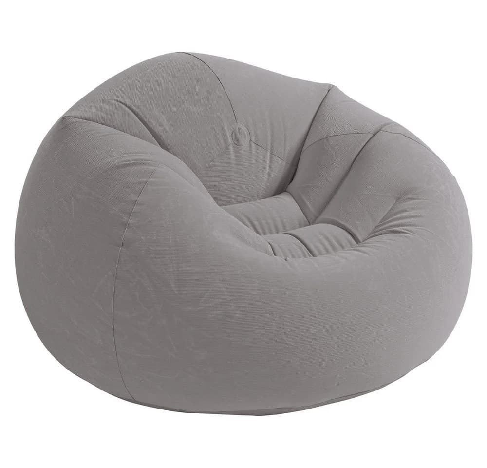 Intex Luftsessel Beanless Bag Chair Grau Aufblasbar - Bild 4