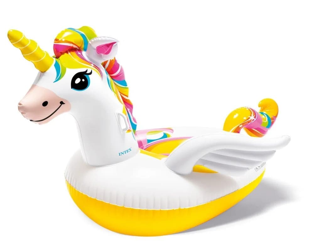 Intex Schwimmtier Ride-On Einhorn 201x140x97 cm ab 3 Jahren