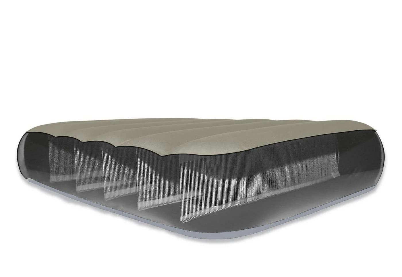 INTEX Deluxe Single High Airbed Luftbett Grau - Bild 2
