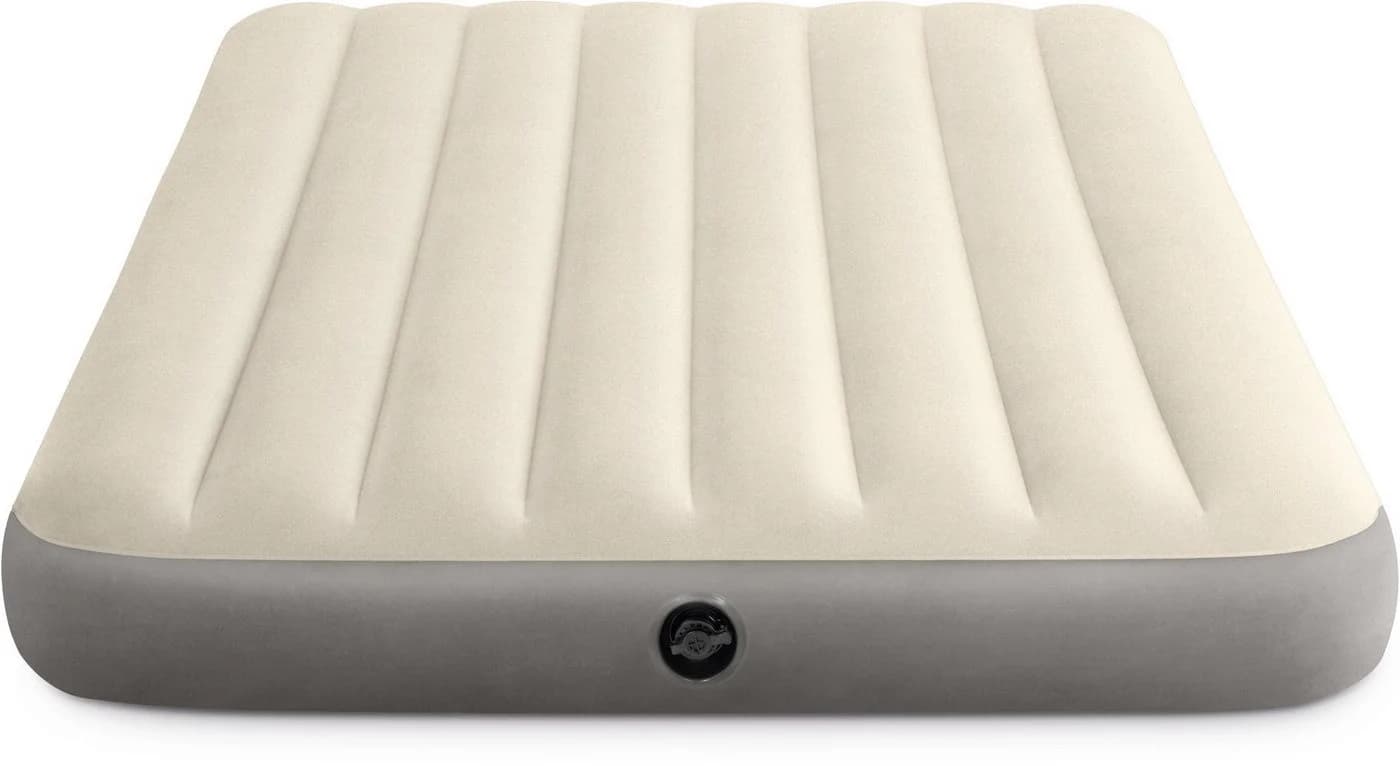 Intex Deluxe Single High Airbed Luftbett Beige - Bild 2