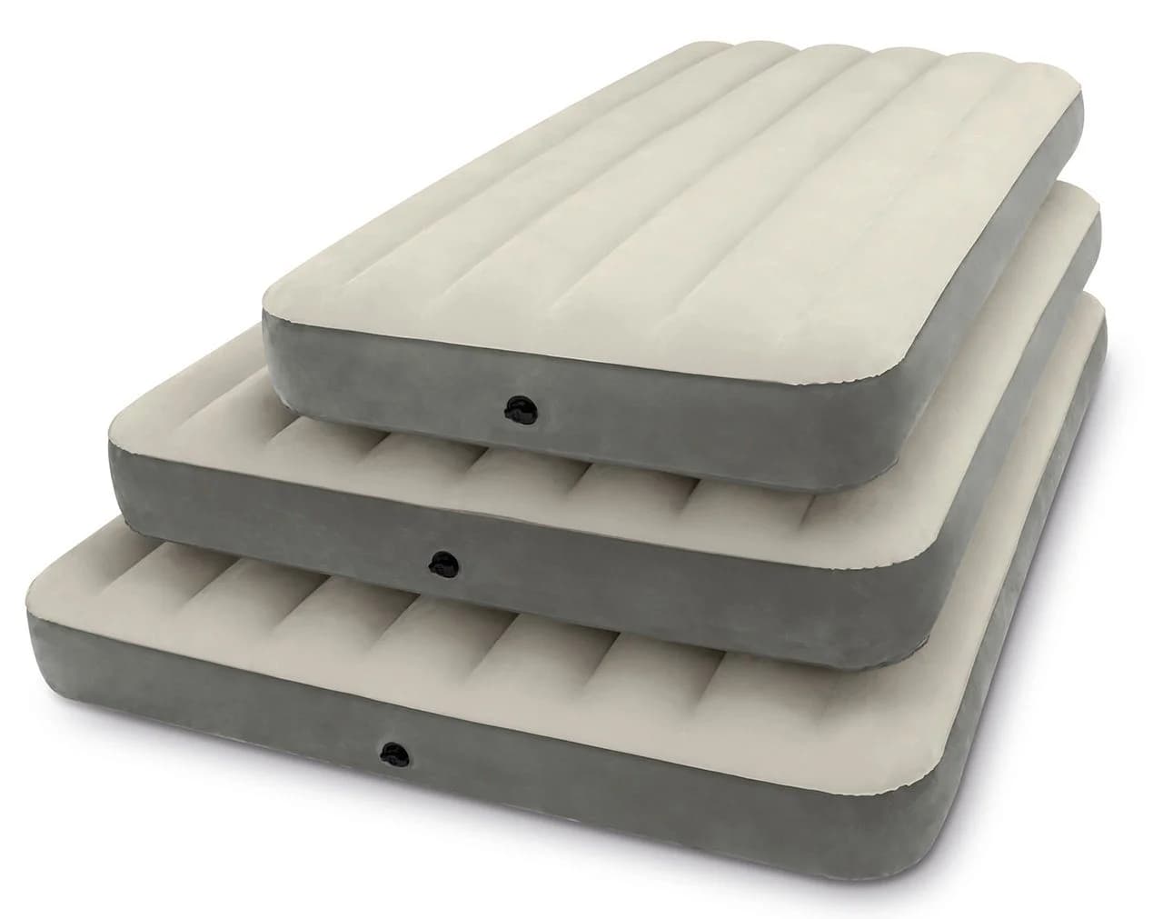 Intex Deluxe Single High Airbed Luftbett Beige - Bild 3