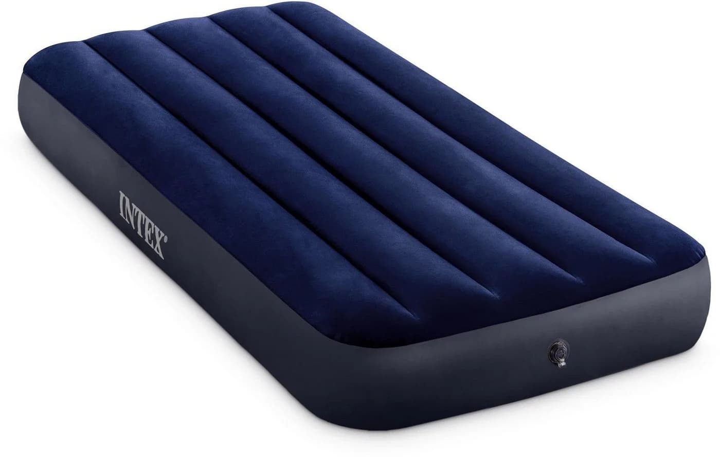 INTEX DURA-BEAM Classic Downy Luftbett Blau Kompakt Faltbar - Bild 5