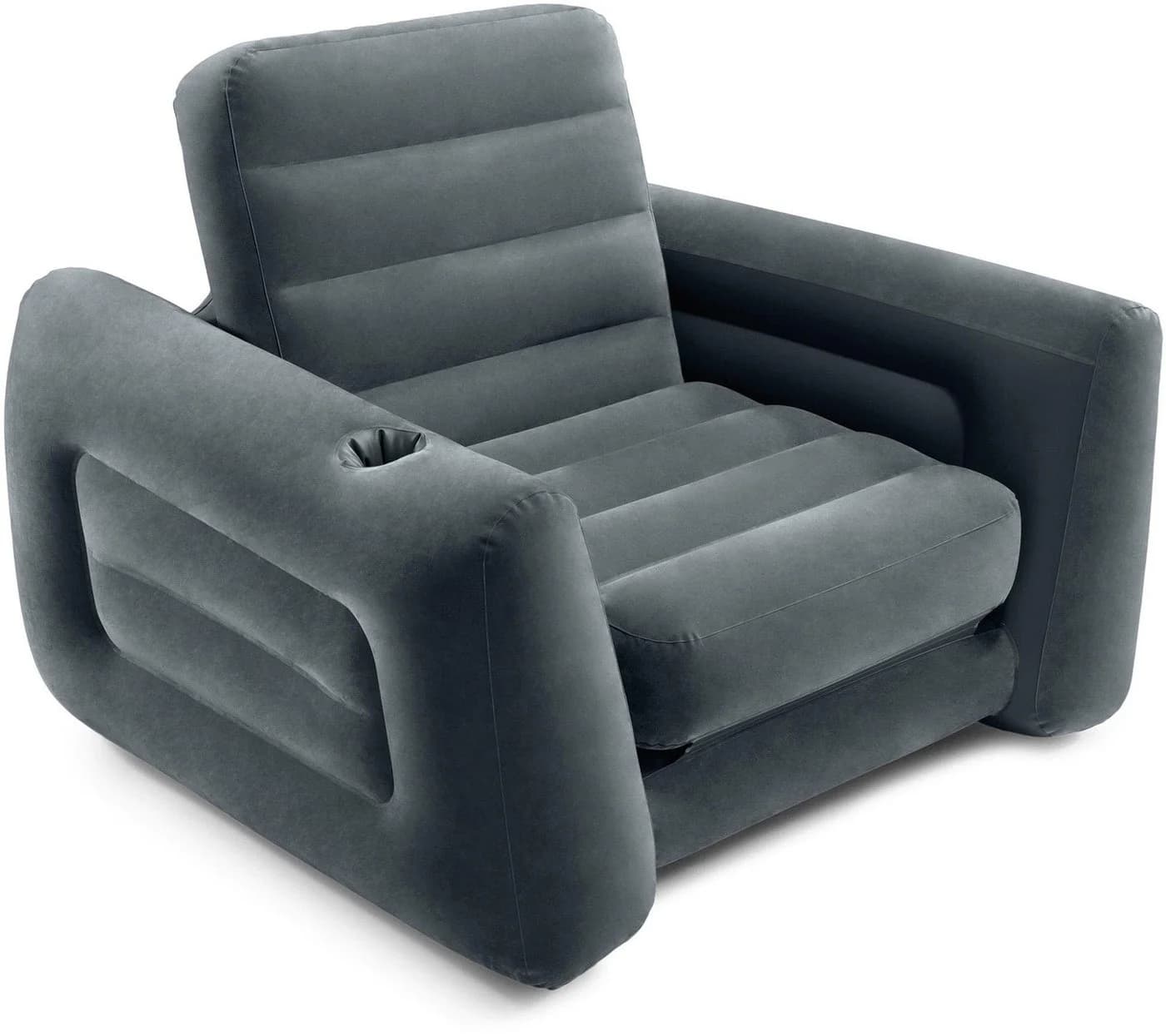 Intex Pull Out Chair Grau Aufblasbarer Sessel mit Bettfunktion - Bild 3