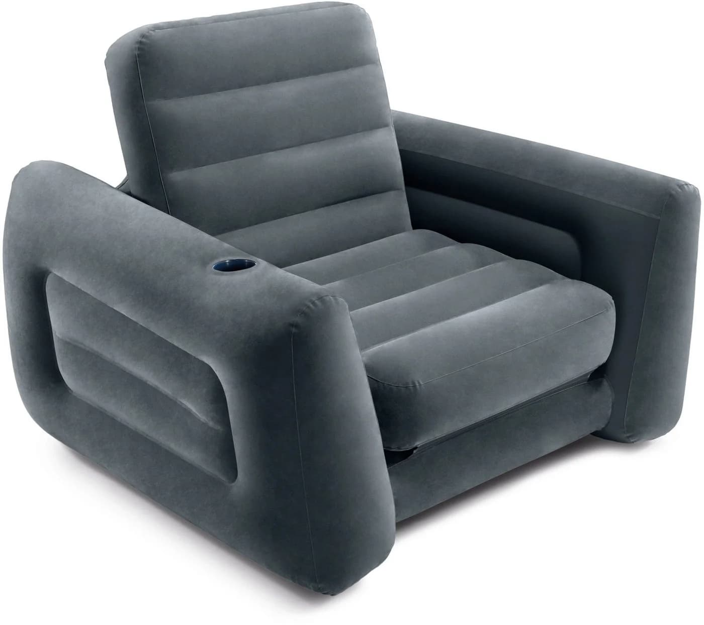 Intex Pull Out Chair Grau Aufblasbarer Sessel mit Bettfunktion - Bild 4