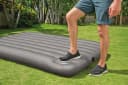 INTEX Dura-Beam DOWNY Luftbett Gr. 76 Grau/Grün mit Fußpumpe Bild 1