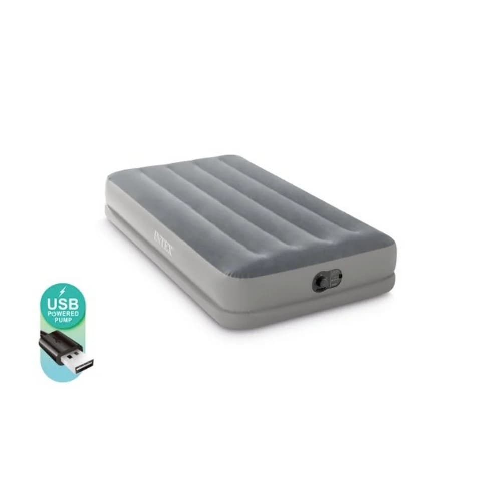 Intex Prestige Mid-Rise Luftbett mit USB-Pumpe Grau - Bild 5