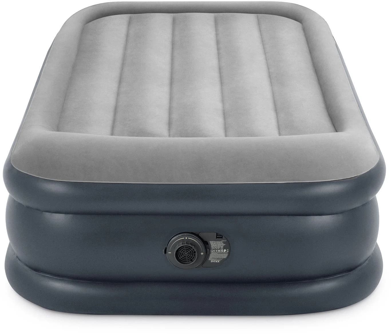 INTEX Luftbett DuraBeam Deluxe Pillow Rest Grau mit integrierter Pumpe - Bild 3