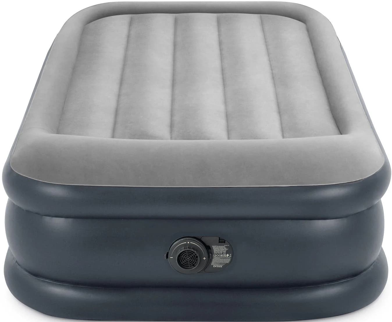 INTEX Luftbett DuraBeam Deluxe Pillow Rest Grau mit integrierter Pumpe - Bild 4