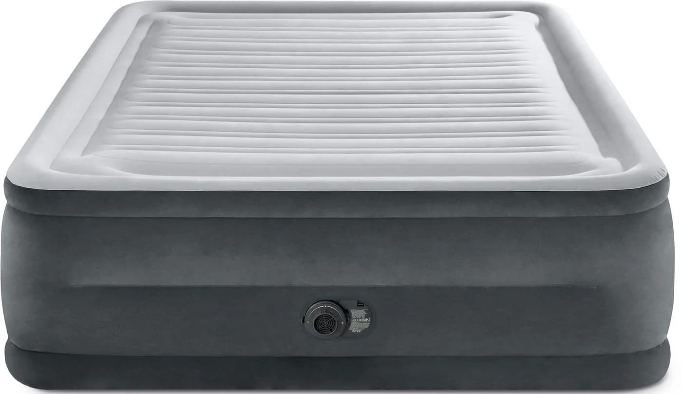 INTEX DuraBeam ComfortPlush High-Rise Luftbett Grau mit Elektropumpe - Bild 3