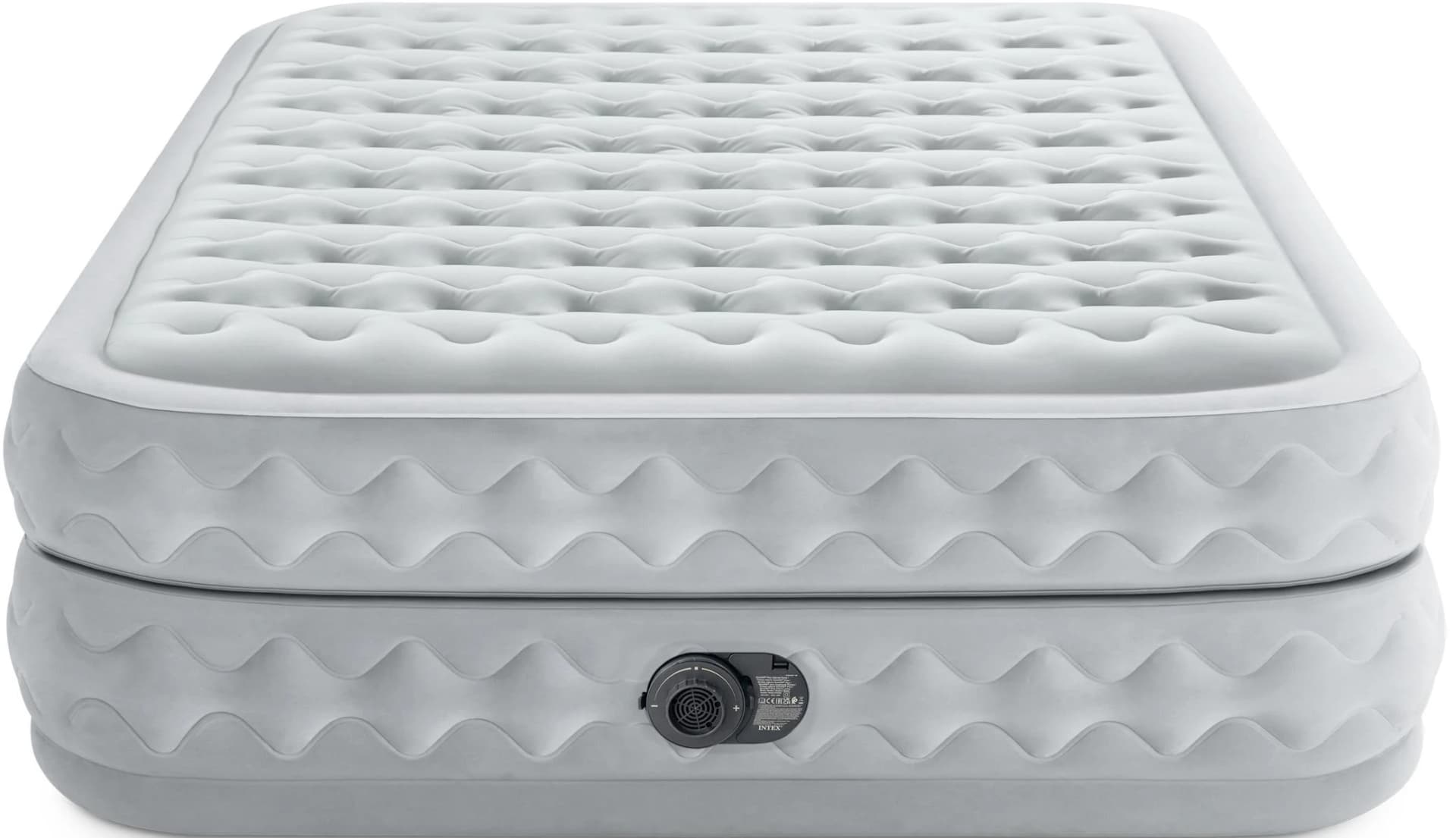 INTEX DuraBeam Supreme Luftbett Grau mit Elektropumpe