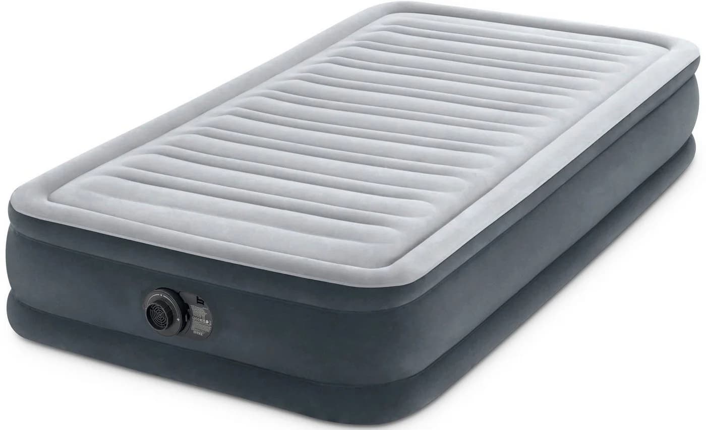 INTEX Luftbett DuraBeam ComfortPlushMidRise mit Pumpe Grau - Bild 4