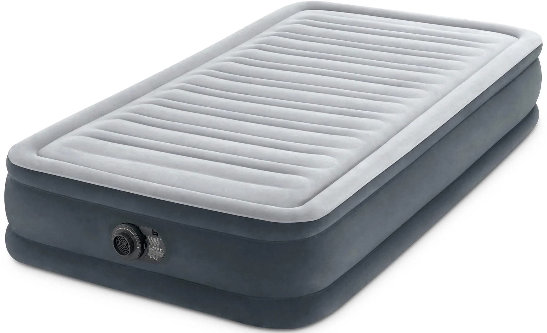 INTEX Luftbett DuraBeam ComfortPlushMidRise mit Pumpe Grau - Bild 5