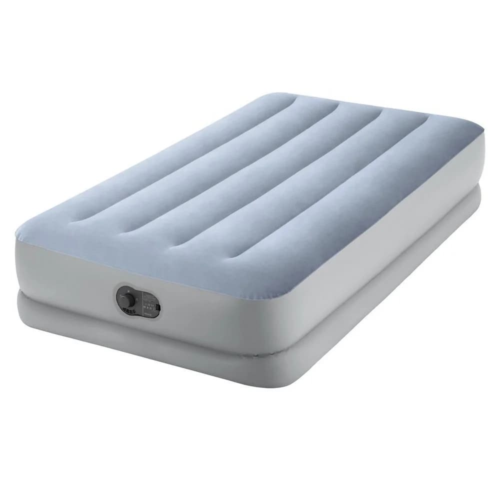 INTEX DuraBeam Mid-Rise Comfort Luftbett mit USB-Pumpe Blau