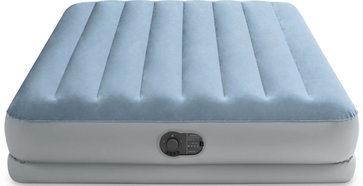 Intex Queen Dura-Beam Comfort Luftbett mit USB-Pumpe
