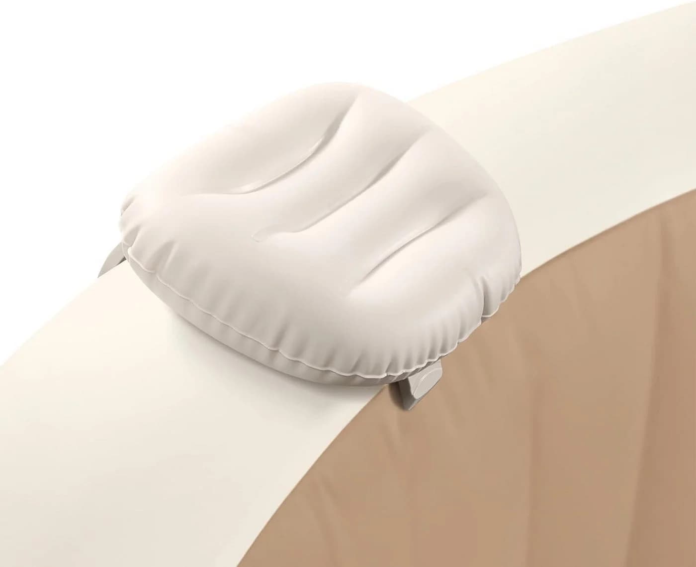 Intex Whirlpoolkopfstütze 28506 Aufblasbar Beige/Weiß