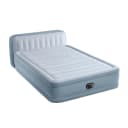 INTEX DuraBeam Plush Headboard Luftbett Queen Grau-Blau mit Pumpe Bild 1