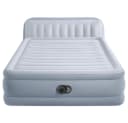 INTEX DuraBeam Plush Headboard Luftbett Queen Grau-Blau mit Pumpe Bild 3