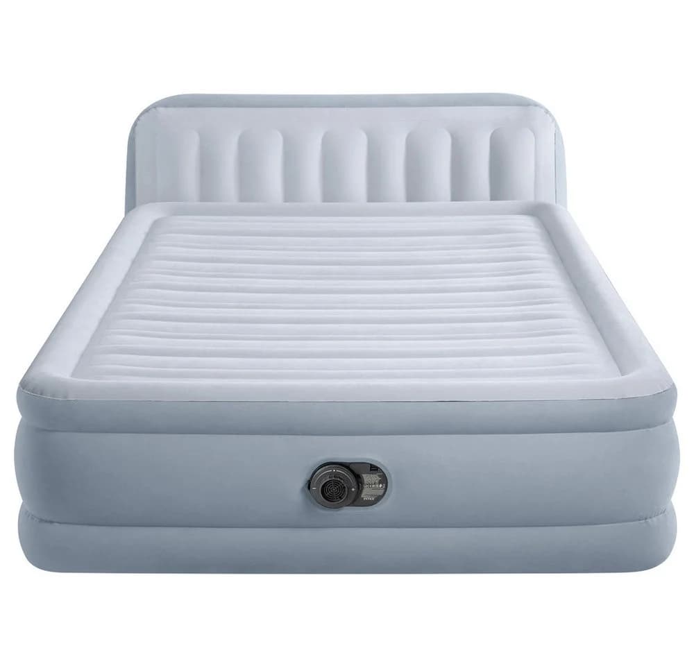 INTEX DuraBeam Plush Headboard Luftbett Queen Grau-Blau mit Pumpe - Bild 3