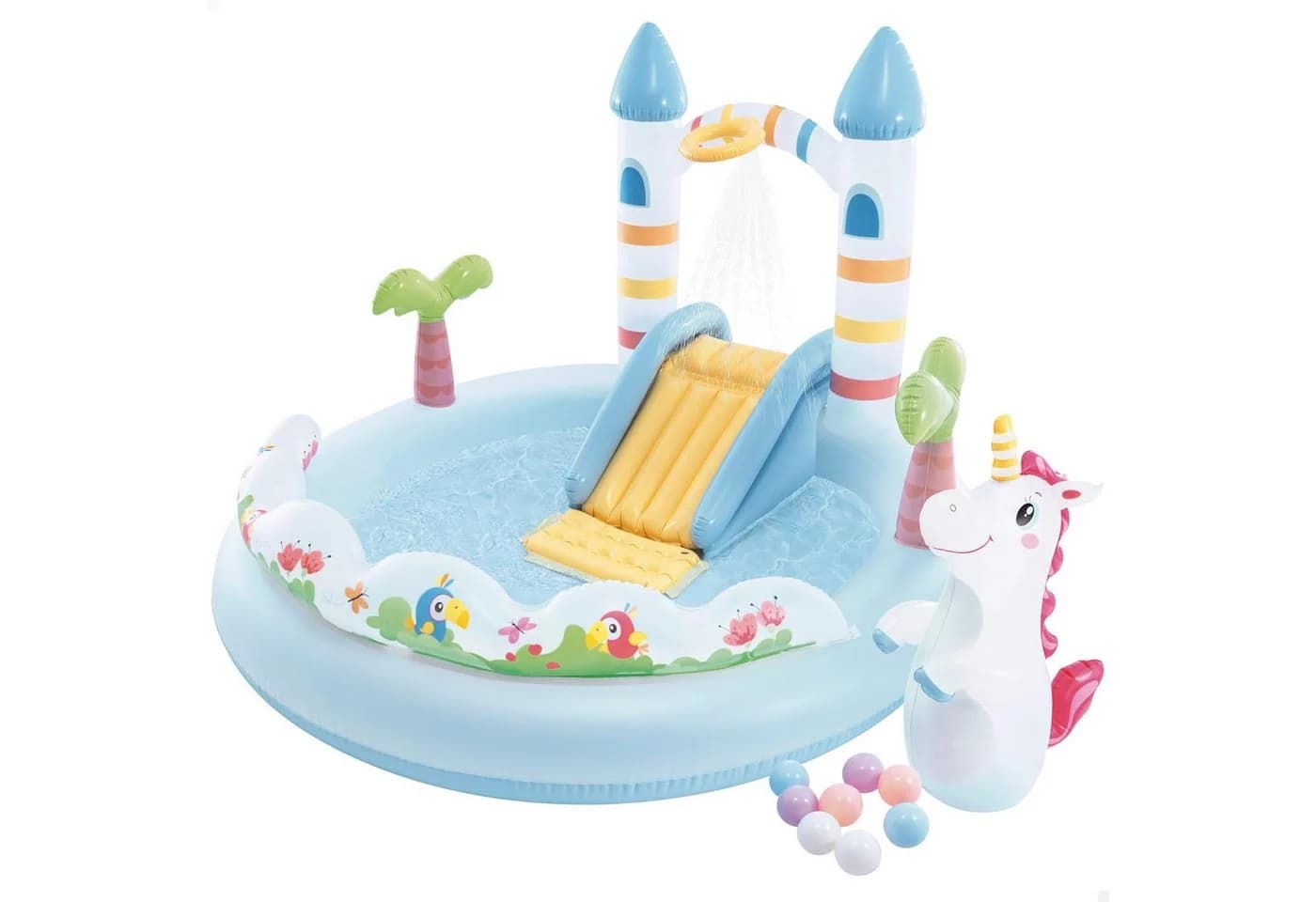 Intex Planschbecken Playcenter Unicorn Castle Bunt mit Rutsche - Bild 3