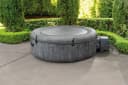 Whirlpool INTEX Greywood Deluxe Grau mit Holzmaserung 165 cm Durchmesser Bild 1