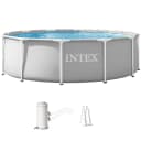 Intex PrismFrame™ Pool 366x99 cm Grau/Blau Bild 2