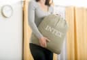 INTEX KidzTravel Luftbett Kinder Reisebett Mintgrün mit Handpumpe Bild 1