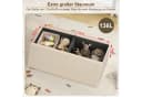EUGAD Sitzbank mit Stauraum Weiß/Beige 200 kg belastbar Bild 4
