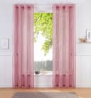 OTTO home Gardine Dimona 2er-Set Rosé Transparent Voile Ösen Bild 2