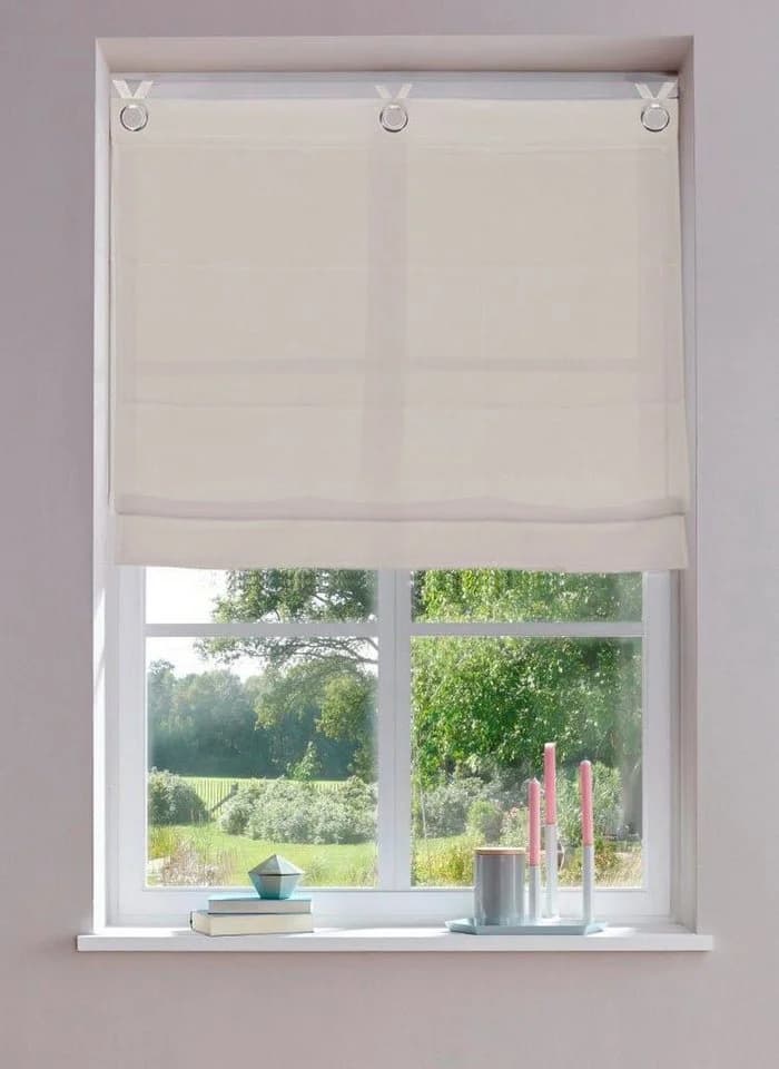 OTTO HOME Raffrollo Fiete Beige 45x150cm Leinenoptik