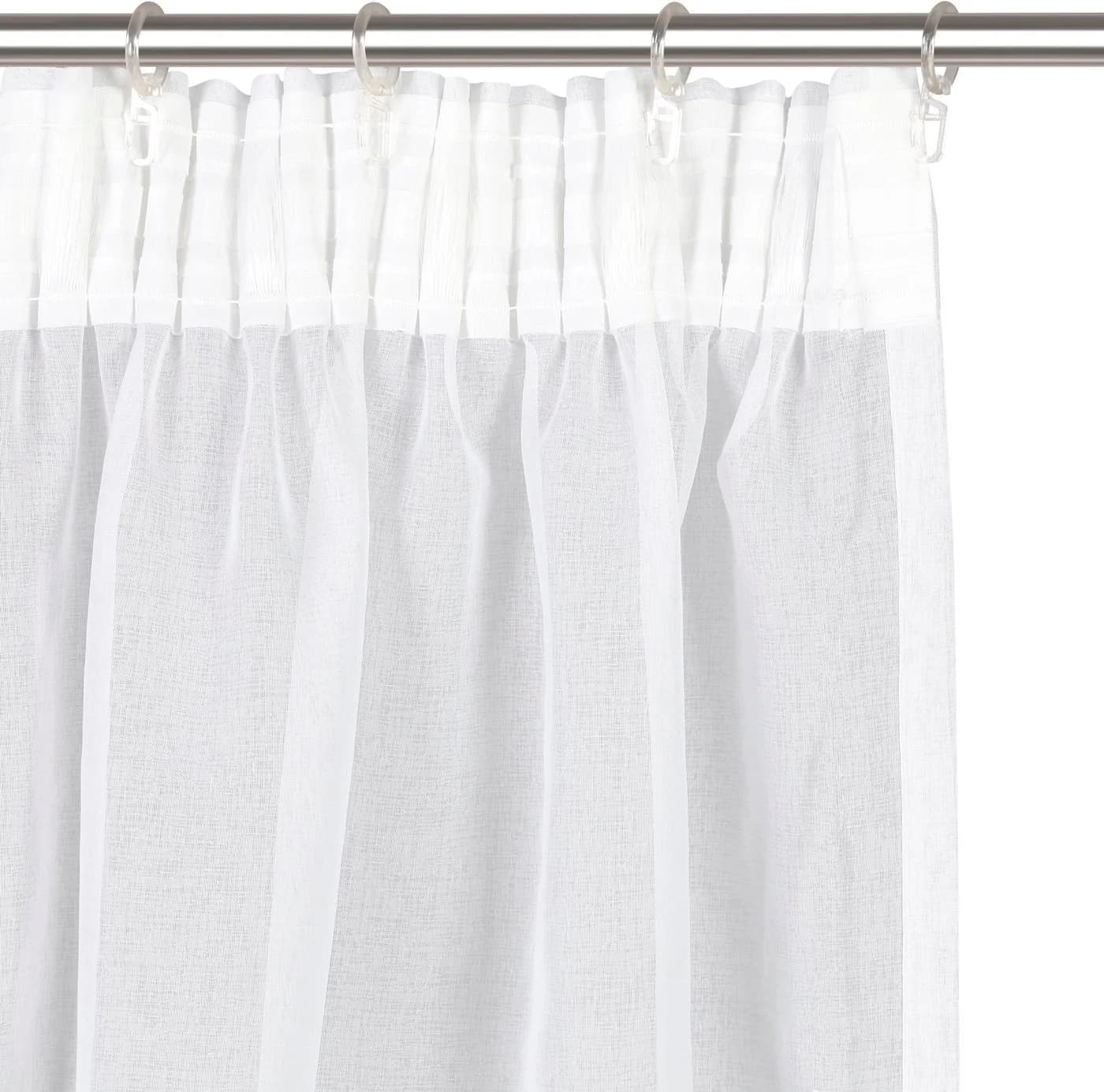Gardine MY HOME Dolly Weiß Transparent Gewebt Polyester - Bild 5