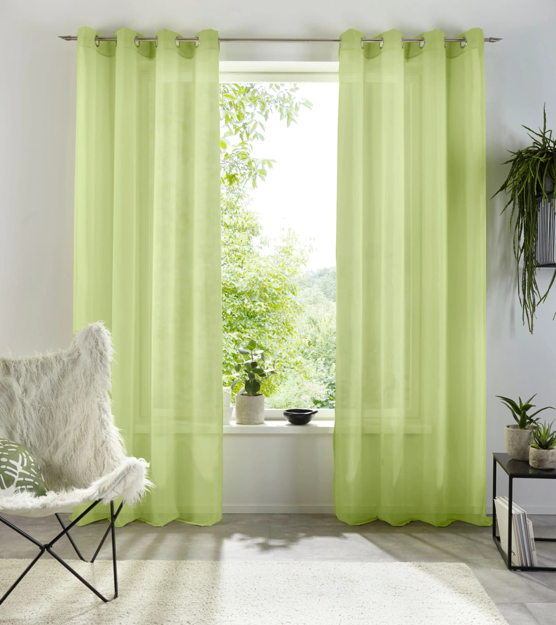 Gardine OTTO HOME 'XANA' Gr. 4, grün, 145x245 cm
