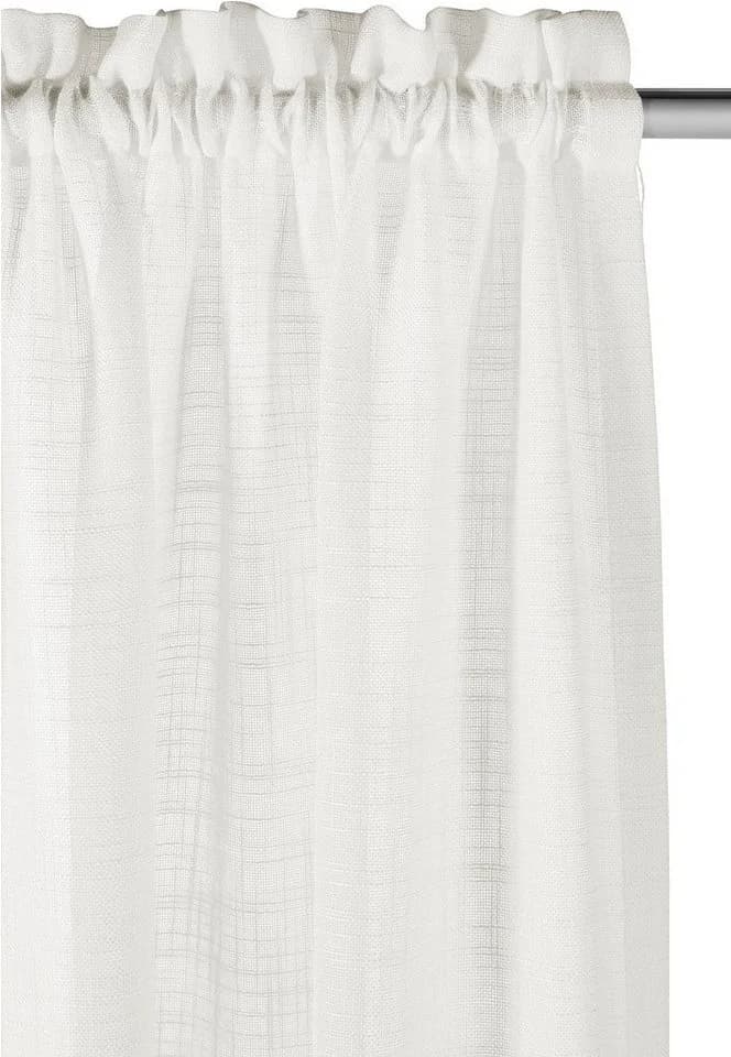 LeGer Home by Lena Gercke Gardine Marusha Weiss Stangendurchzug Leinenoptik - Bild 4