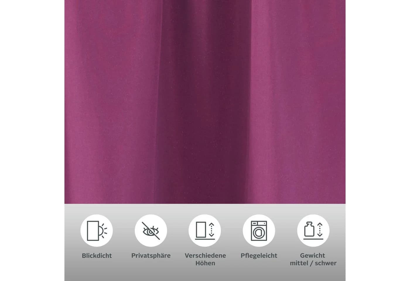 OTTO HOME Vorhang Raja 2er Set Lila Modern - Bild 3