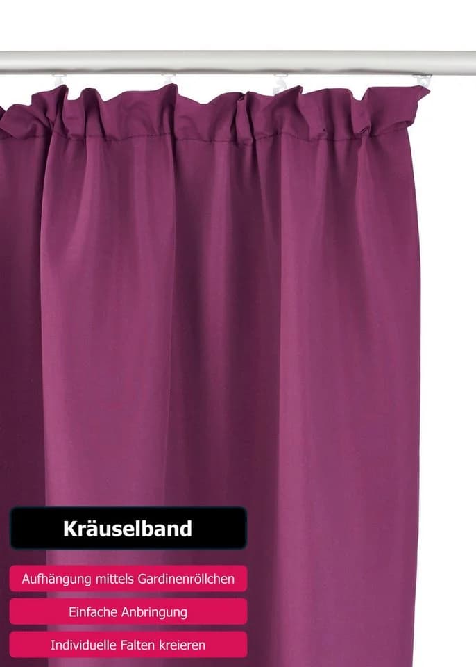 OTTO HOME Vorhang Raja 2er Set Lila Modern - Bild 4