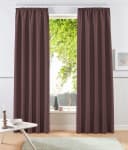 OTTO HOME Vorhang Raja 2er-Set Braun Kräuselband Modern Bild 2