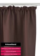 OTTO HOME Vorhang Raja 2er-Set Braun Kräuselband Modern Bild 4