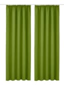 OTTO HOME Vorhang Raja Grün 140x145cm Kräuselband 2er-Set Bild 1