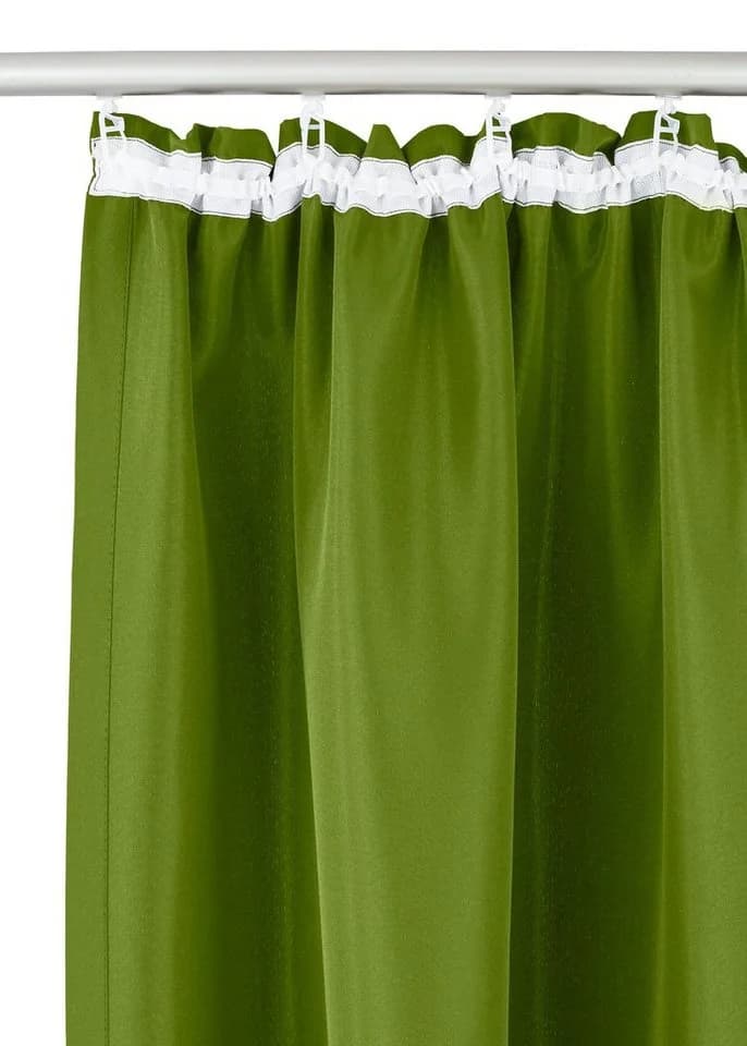 OTTO HOME Vorhang Raja Grün 140x145cm Kräuselband 2er-Set - Bild 5