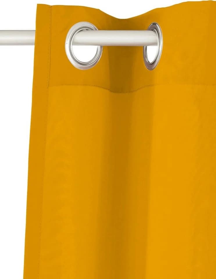 OTTO HOME Vorhang Raja Grau Messingfarben 2er-Pack Blickdicht - Bild 5