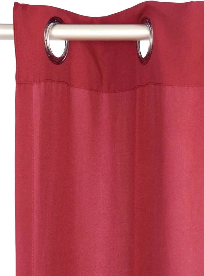OTTO HOME Vorhang Raja Rot 2er-Pack Blickdicht Ösen - Bild 5