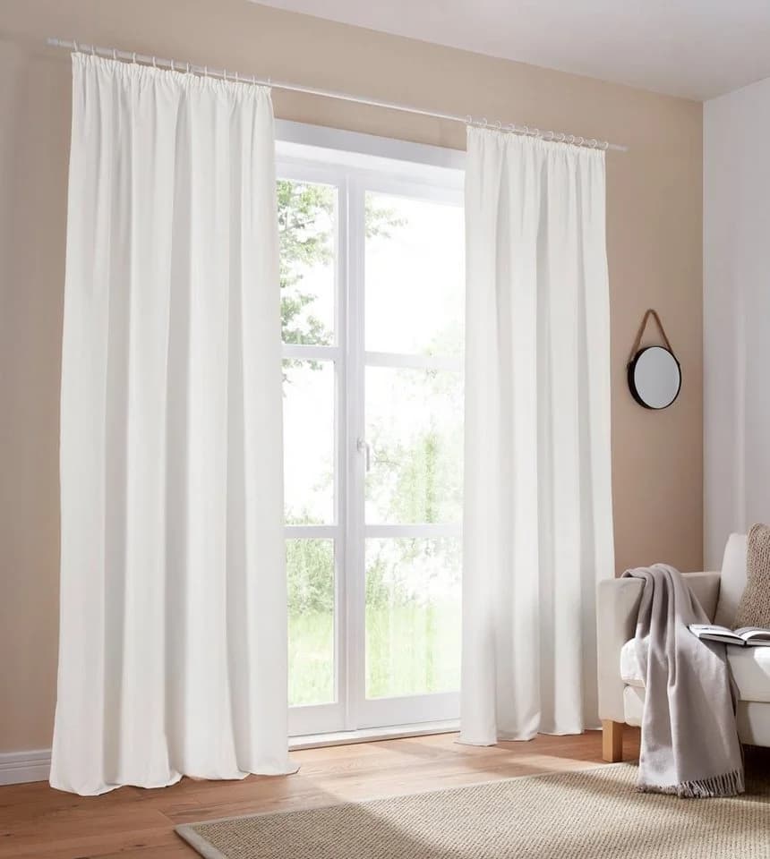 OTTO HOME Vorhang Parry 2er Set Beige Blickdicht - Bild 2